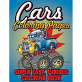 Cars Coloring Pages (Super Fast, Furious Coloring Book) - Paperback