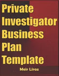 Private Investigator Business Plan Template - Paperback