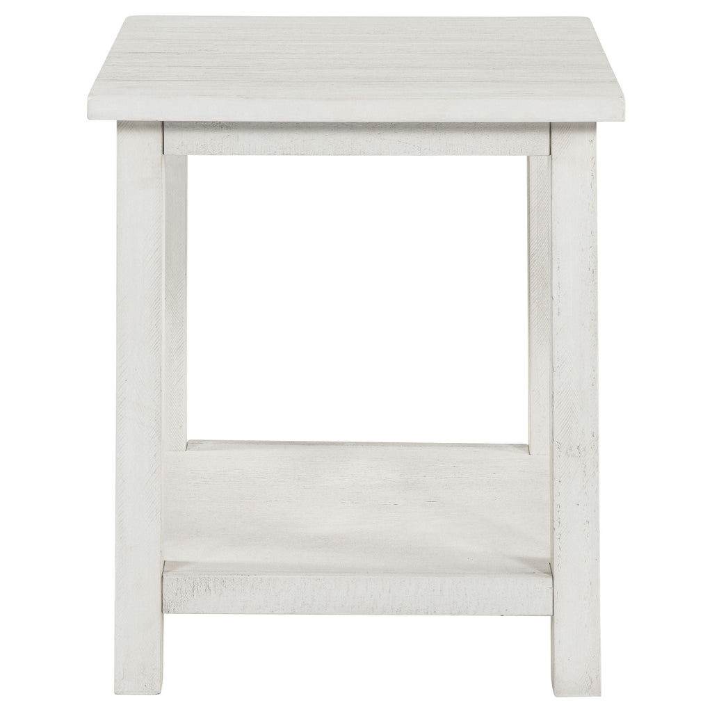 Payne 2-piece Coffee and End Table Set Distressed White