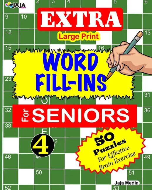 EXTRA Large Print WORD FILL-INS FOR SENIORS: Vol. 4 - Paperback