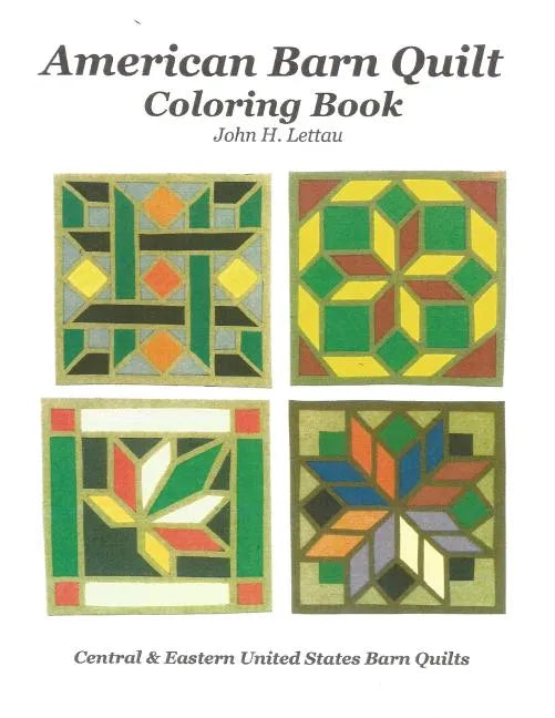 American Barn Quilt Coloring Book - Paperback