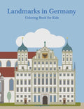 Landmarks in Germany Coloring Book for Kids - Paperback