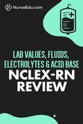 Lab Values, Fluids, Electrolytes, & Acid Base - NCLEX-RN Exam - Paperback