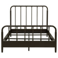 Rocco All Wood Water Pipe Open Frame Full Bed Dark Bronze