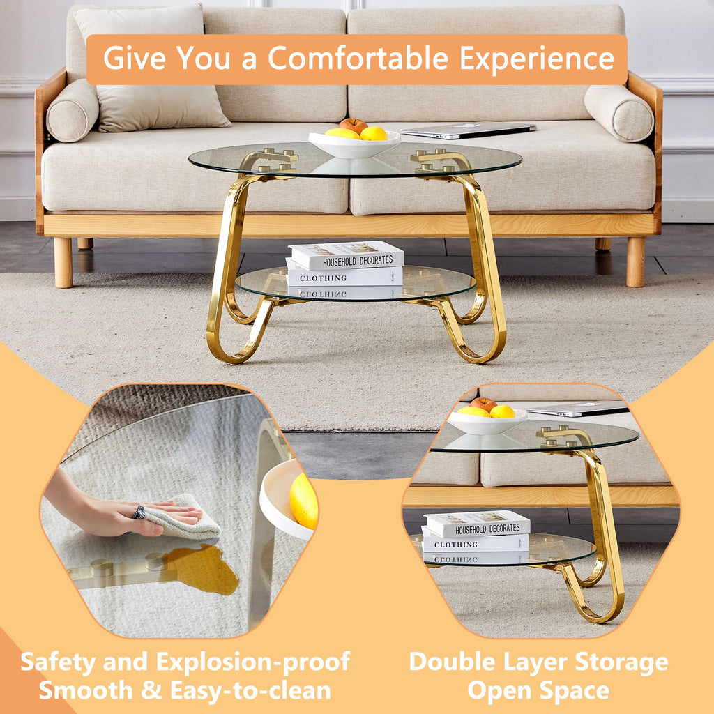 Double Layer Coffee Table