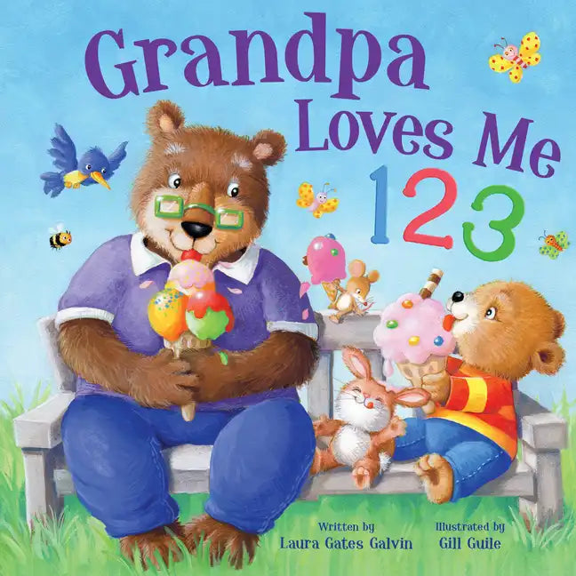 Grandpa Loves Me 123 - Board Book