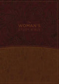 The NKJV, Woman's Study Bible, Fully Revised, Imitation Leather, Brown/Burgundy, Full-Color, Indexed: Receiving God's Truth for Balance, Hope, and Tra - Imitation Leather