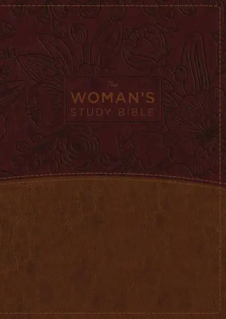 The NKJV, Woman's Study Bible, Fully Revised, Imitation Leather, Brown/Burgundy, Full-Color, Indexed: Receiving God's Truth for Balance, Hope, and Tra - Imitation Leather