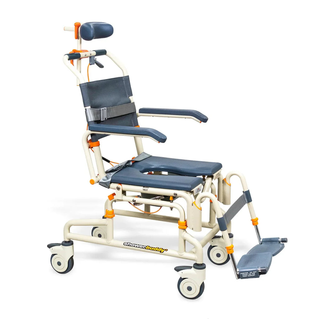 Roll-In Shower Chair with Tilt | ShowerBuddy