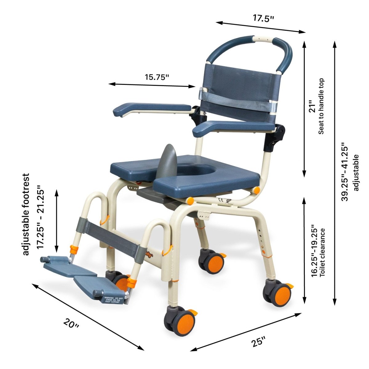 Roll-In Shower Chair