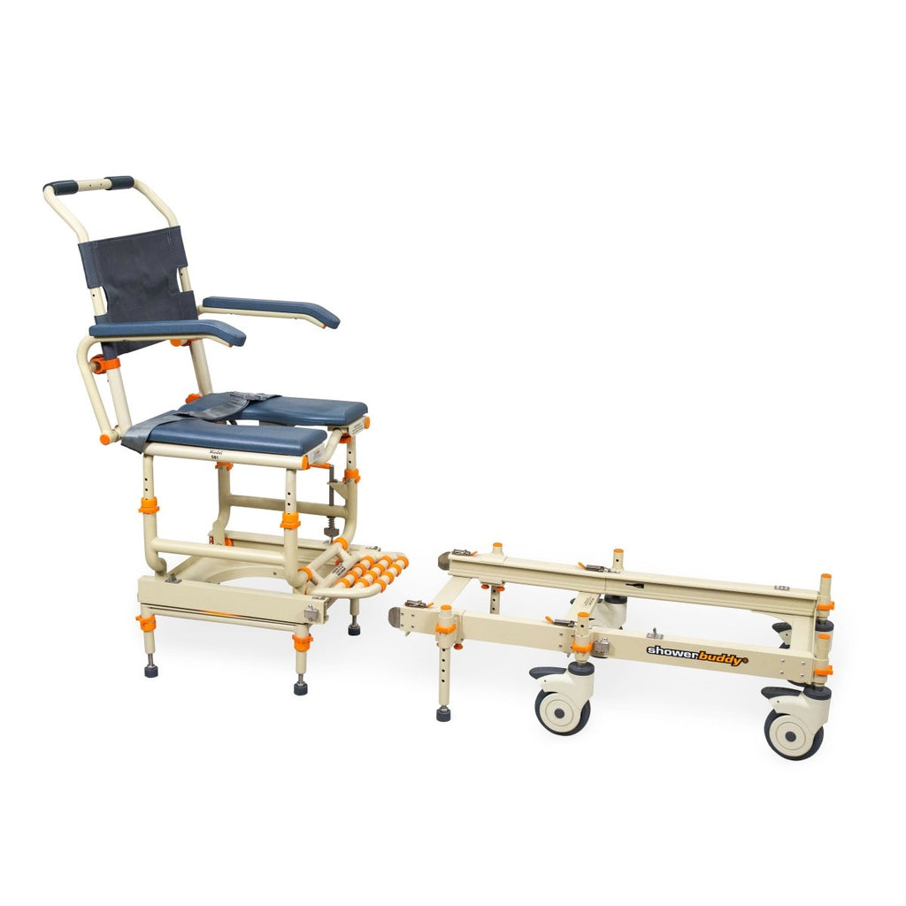 Rolling Shower Chair for Standard Showers | Gets over the threshold