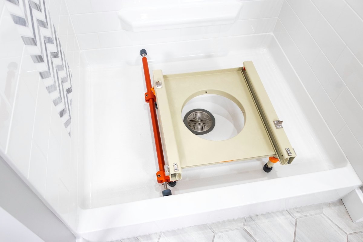 Rolling Shower Chair for Standard Showers | Gets over the threshold