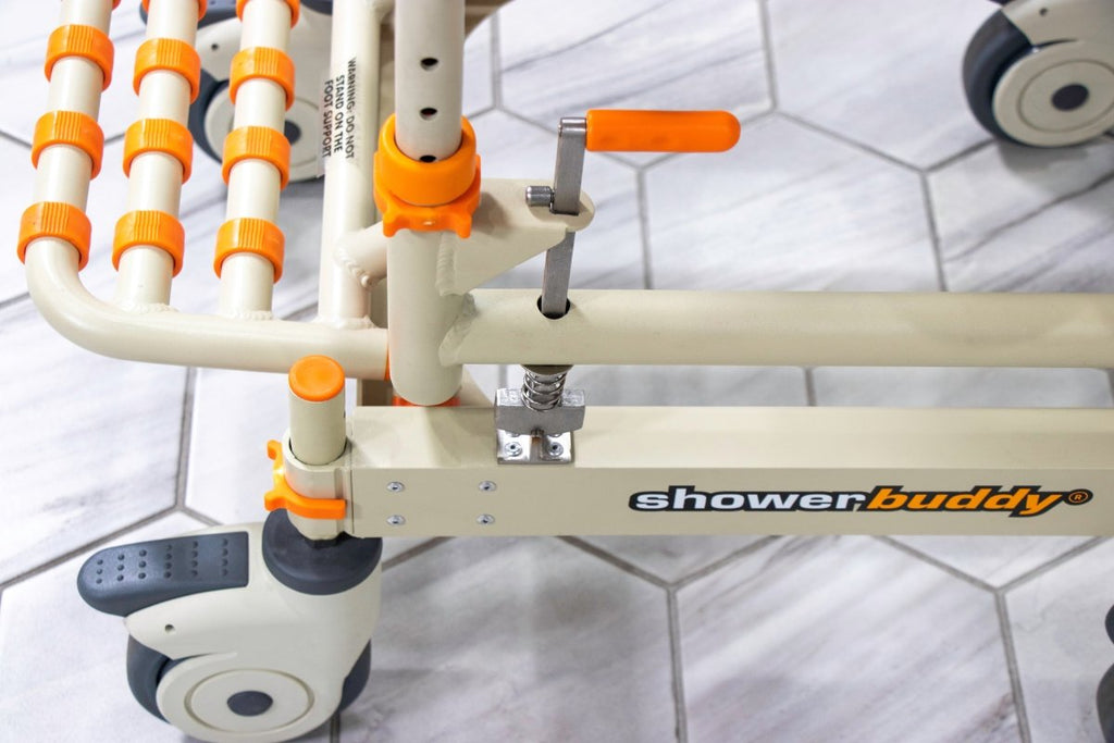 Rolling Shower Chair for Standard Showers | Gets over the threshold