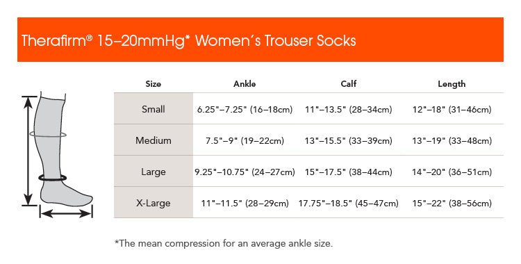 Therafirm Mild Support Ribbed Trouser Compression Socks