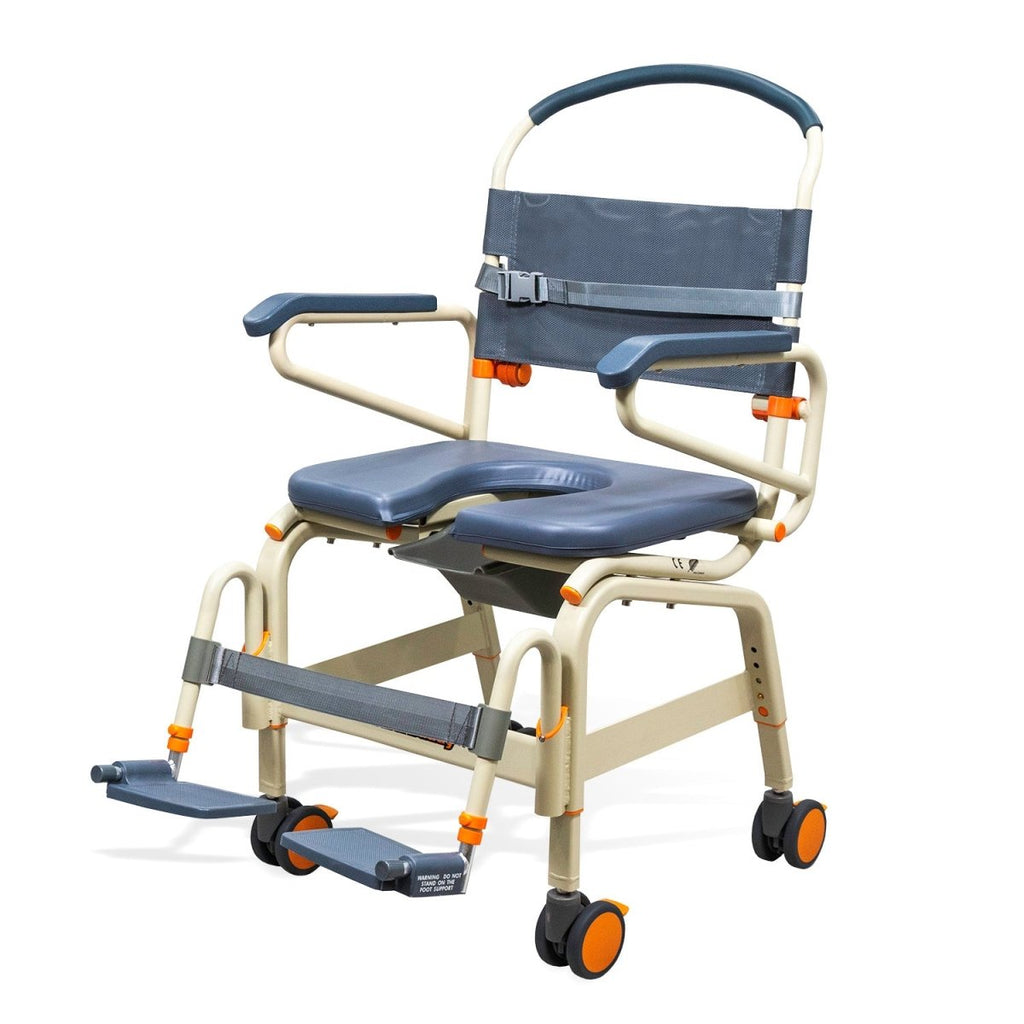 Wide Roll-In Shower Chair