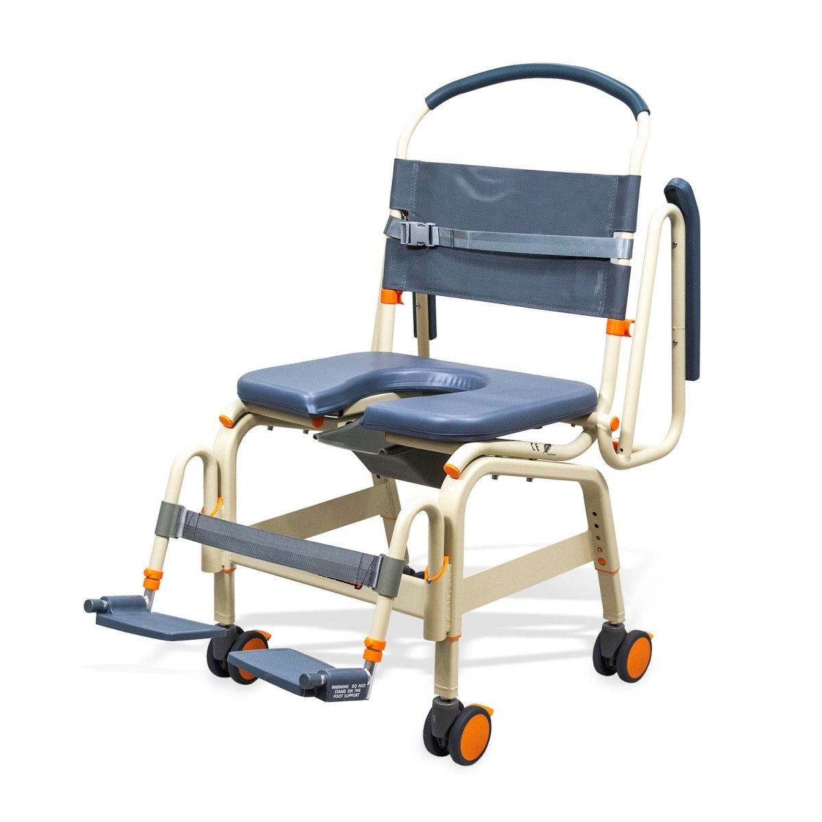 Wide Roll-In Shower Chair